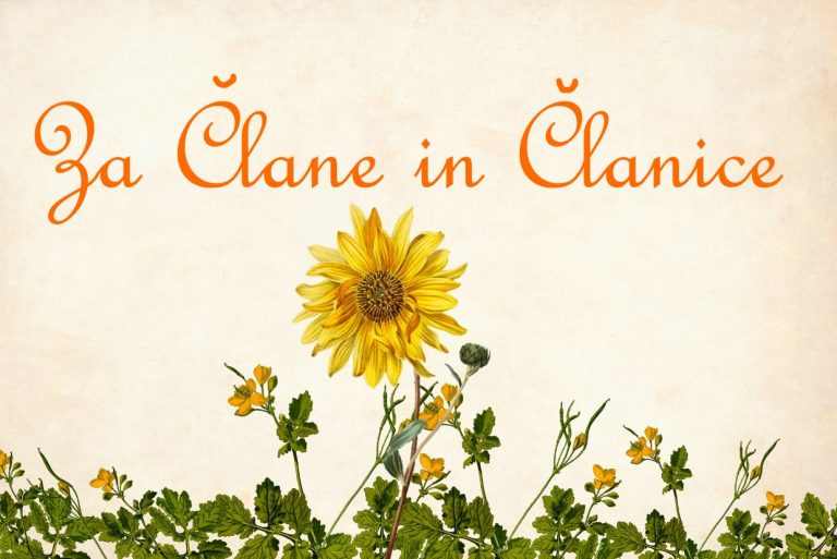 obvestilo za clane in clanice