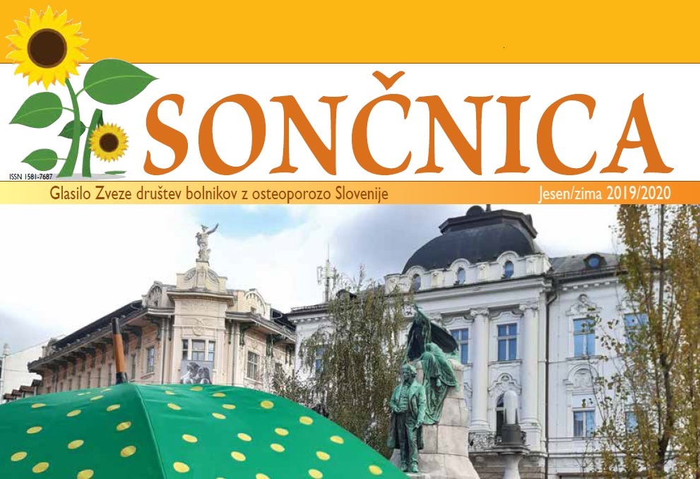 naslovnica revije soncnica november 2019