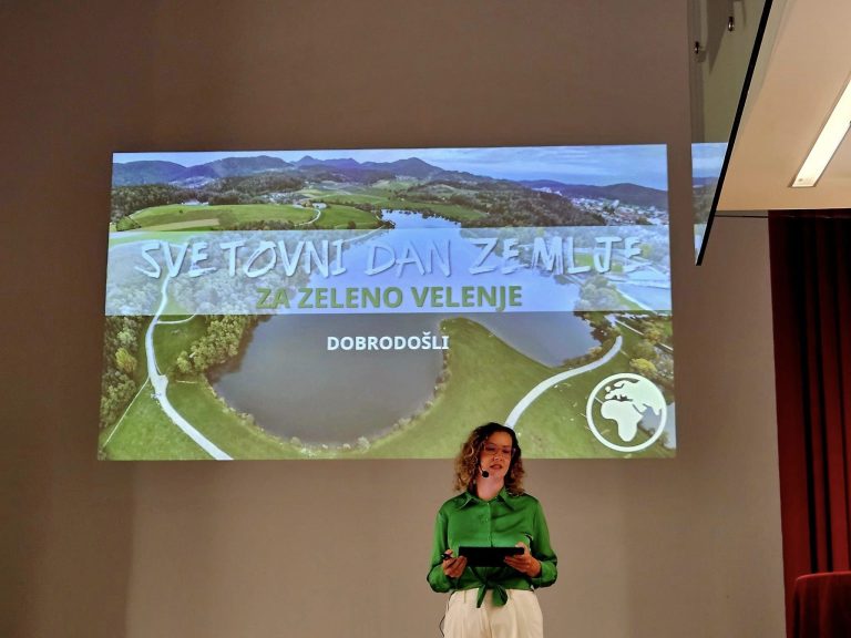 Predstavnici društva Sončnica na dogodku “Za zeleno Velenje”
